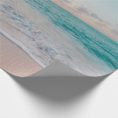 Zeesoor tijdens het gouden uur cadeaupapier (Hoek)