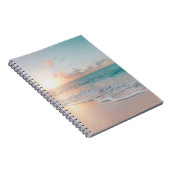 Zeesoor tijdens het gouden uur notitieboek (Rechterzijde)