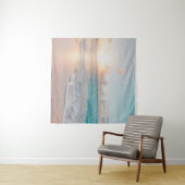 Zeesoor tijdens het gouden uur wandkleed (In Situ (horizontaal))