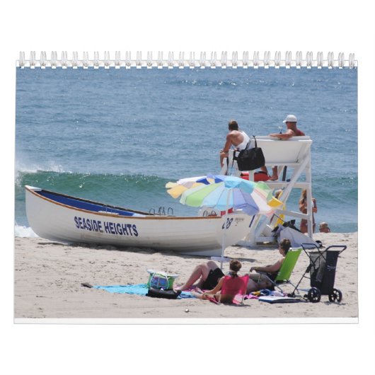Zeesoorten Hoogte Beach & Boardwalk Calendar Kalender (Hoes)