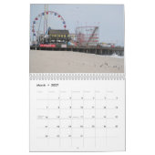 Zeesoorten Hoogte Beach & Boardwalk Calendar Kalender (Mar 2027)