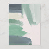 Zeesoortglas | Details van de bruiloft Informatiekaartje (Achterkant)