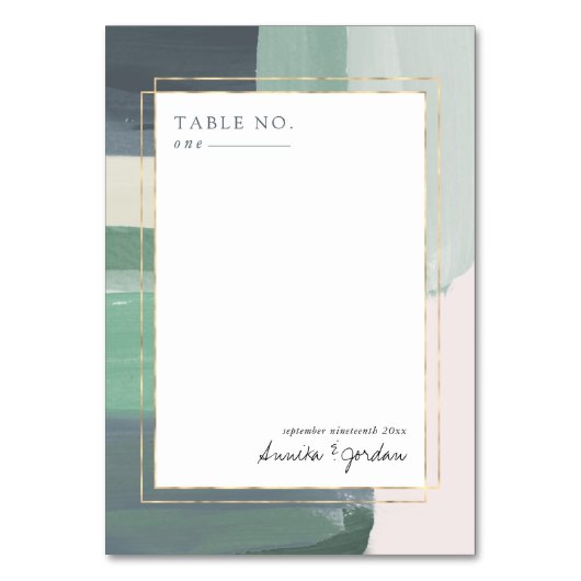 Zeesoortglas | Kaart tabelnummer (Voorkant)