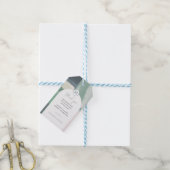 Zeesoortglas | Weddenschap Bedankt Gift Labels Cadeaulabel (Met Touw)