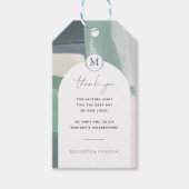 Zeesoortglas | Weddenschap Bedankt Gift Labels Cadeaulabel (Voorkant)