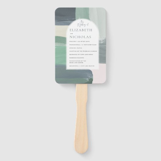 Zeesoortglas | Weddenschap-programma Handwaaier (Voorkant)