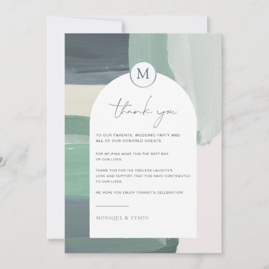 Zeesoortglas | Weddenstabel - Hartelijk dank (Voorkant)