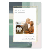 Zeesoortglas | Weduwstabel-nummer Kaart (Achterkant)