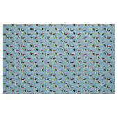 Zeesoside Aquatic Fish Pattern Stof (Fat Quarter)