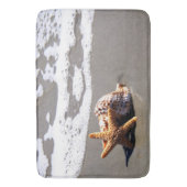 Zeespalen, strand, oceaan, weg, thuis, zelfklevend badmat (Voorkant Verticaal)