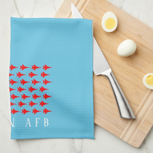 Zeessterren en strike adelaars - Eglin AFB-handdoe Theedoek (Quarter Fold)