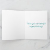 Zeester 16e Verjaardag Zestien Blauwgroen Blauw Na Kaart (Binnen)