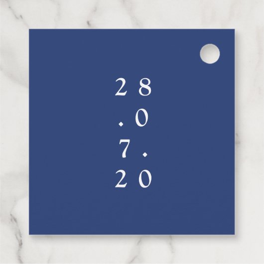 Zeester Bedankjes Labels (Achterkant)