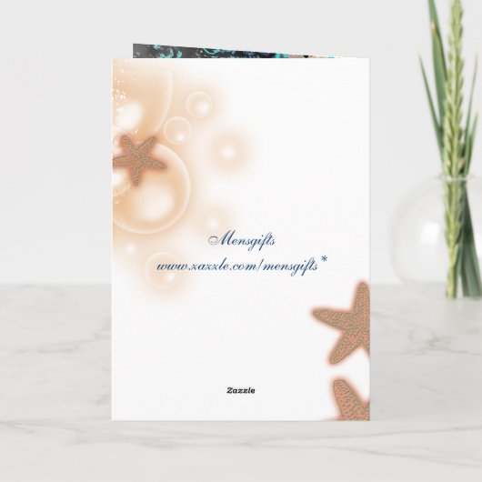 Zeester bruiloft BEDANKT #2 (Achterkant)