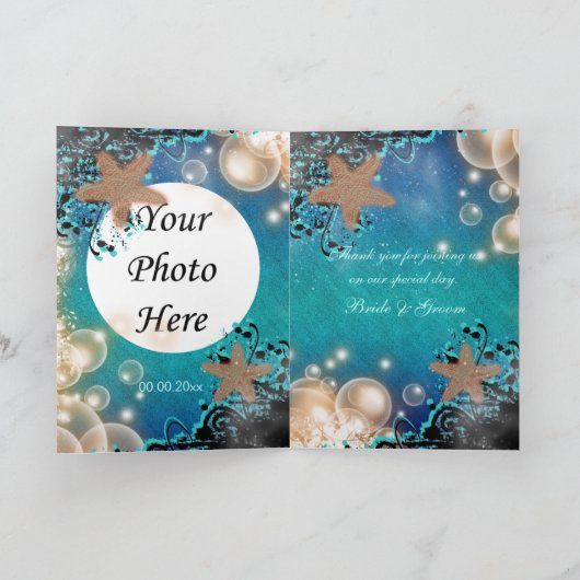 Zeester bruiloft BEDANKT #2 (Binnen)