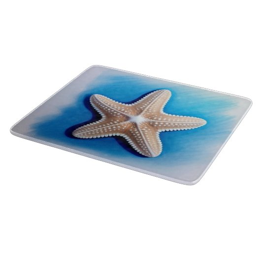 Zeester Crayon Tekening Snijplank (Hoek)