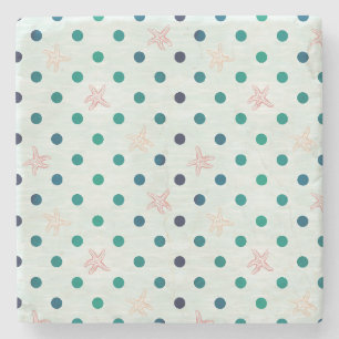 Zeester Dots Dans Stenen Onderzetter