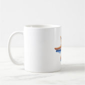 Zeester en Blauwe Silhouet Koffiemok (Links)