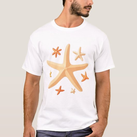Zeester en de Kleine Exemplaren T-shirt (Voorkant)