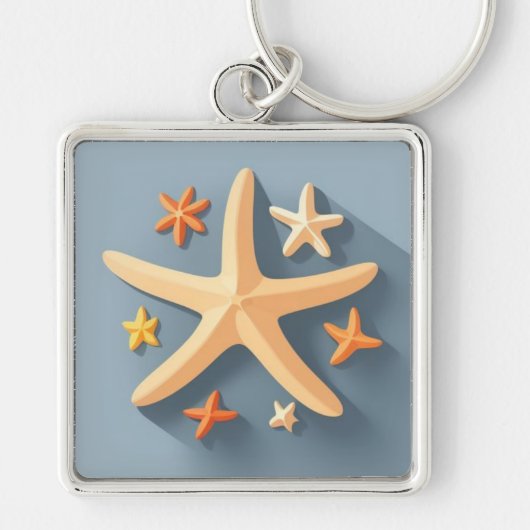 Zeester en de Kleine Ones Sleutelhanger (Voorkant)