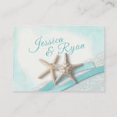 Zeester en Kant  Strand Wishing Well Informatiekaartje (Achterkant)