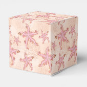 Zeester en Koraal Roze Pastel Bedankdoosjes (Achterkant)