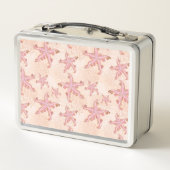 Zeester en Koraal Roze Pastel Patroon (Achterkant)