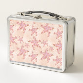 Zeester en Koraal Roze Pastel Patroon (Voorkant)