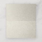 Zeester en lint Aqua Beach bruiloft Plaatskaartje (Binnenkant ongevouwen)