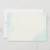 Zeester en lint platte Kaart Dank u (Achterkant)