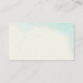 Zeester en lint registratie-informatie visitekaartje (Achterkant)