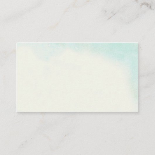 Zeester en lint registratie-informatie visitekaartje (Achterkant)