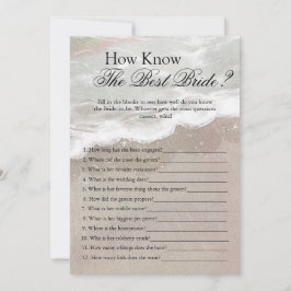 Zeester en schelpen Tropical Beach Vrijgezellenfee Kaart