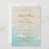 Zeester en schelpen Tropical Beach Vrijgezellenfee Kaart (Voorkant)