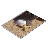 Zeester en Zandspiraal Foto Notitieboek (Linkerzijde)