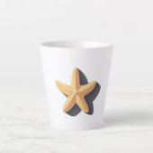 Zeester en zijn schaduw latte mok (Voorkant)