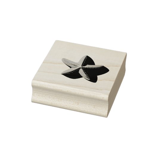Zeester en Zijn Schaduw Rubberstempel (Stempel)
