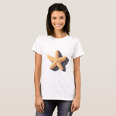 Zeester en zijn schaduw t-shirt (Voorkant volledig)