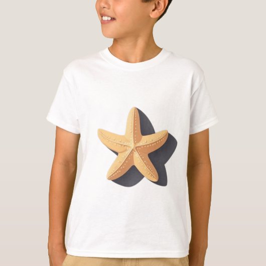 Zeester en zijn schaduw t-shirt (Voorkant)