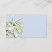 Zeester Hydrangea Blank Place Cards Plaatskaartje (Voorkant)