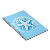 Zeester in het blauw notitieboek (Rechterzijde)