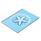 Zeester in het blauw notitieboek (Linkerzijde)