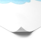 Zeester in het blauw poster (Hoek)