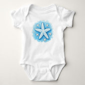 Zeester in het blauw romper (Voorkant)