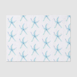 Zeester in pastelkrijt tissuepapier