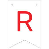 Zeester Kerstman Prettig Kerstfeest Vlaggetjes (Derde vlag)