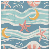 Zeester Kust Zomer Stof (Close Up)
