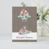 Zeester lint en kant DIY zitplaats plat kaart (Staand voorkant)