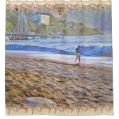 Zeester Los Muertos Beach 786 Douchegordijn (Voorkant)