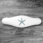 Zeester met blauwe vinger keramische ladegreep